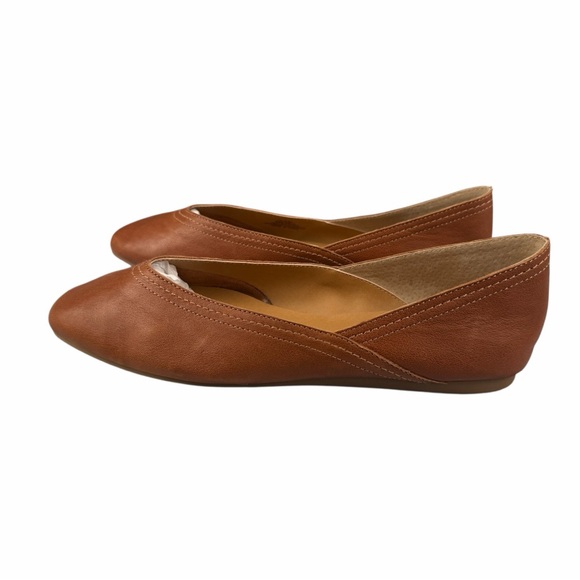 Lucky Brand Women’s Round Toe Alba Ballet Flats In Color Umber Size 8M - Picture 7 of 9